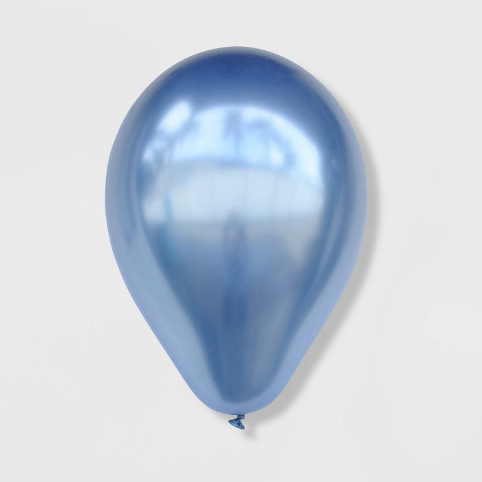 20ct 12" Metallic Balloon Pack Teal - Spritz