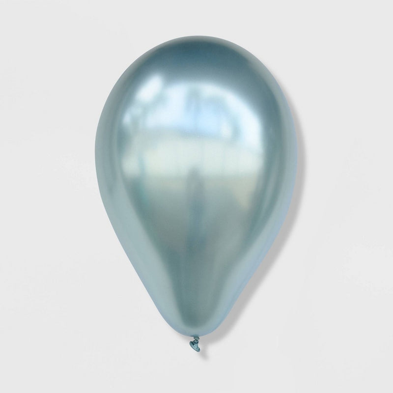20ct 12" Metallic Balloon Pack Teal - Spritz