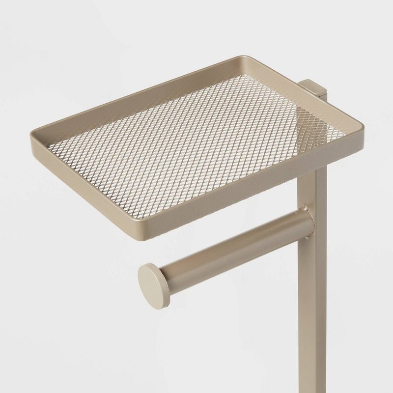 Functional Toilet Paper Holder Brushed Nickel - Brightroom (LOCAL PICKUP ONLY)