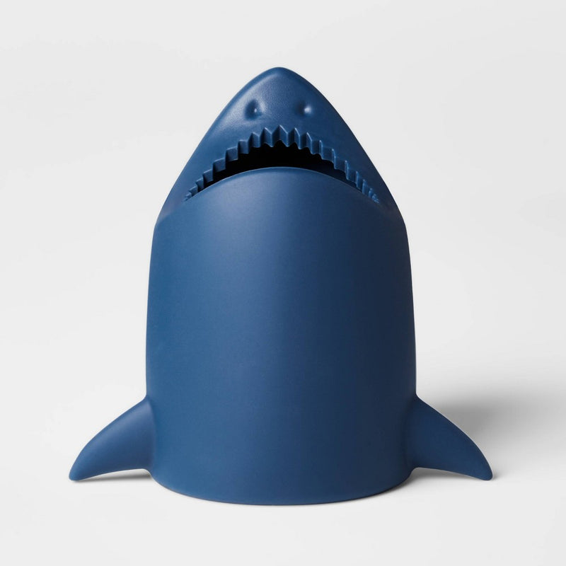 Kids' Toothbrush Holder Shark Blue - Pillowfort