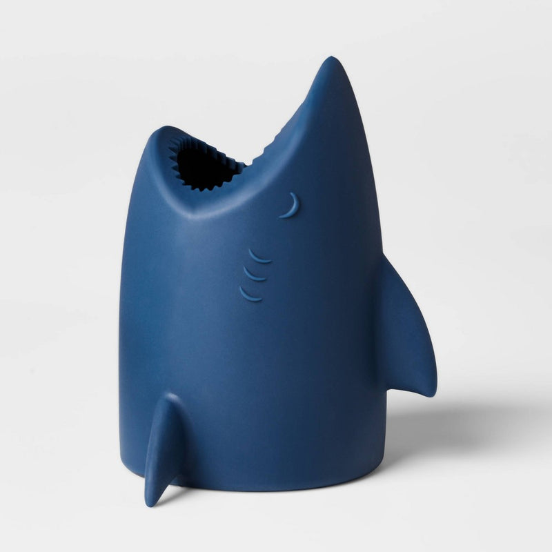Kids' Toothbrush Holder Shark Blue - Pillowfort