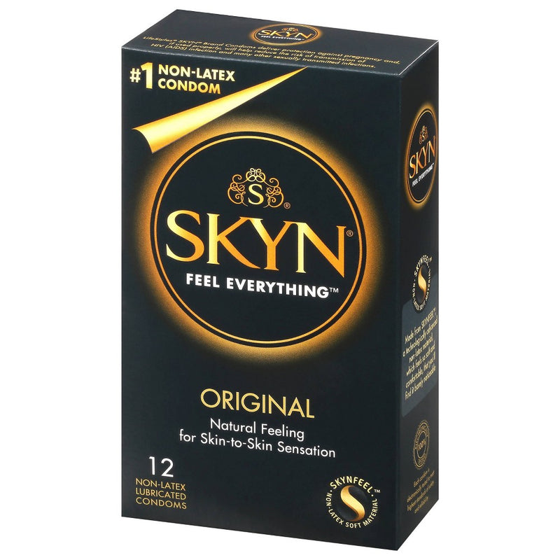 SKYN Original Non-Latex Lubricated Condoms - 12ct - 2 PACK EXP: 03/31/2029