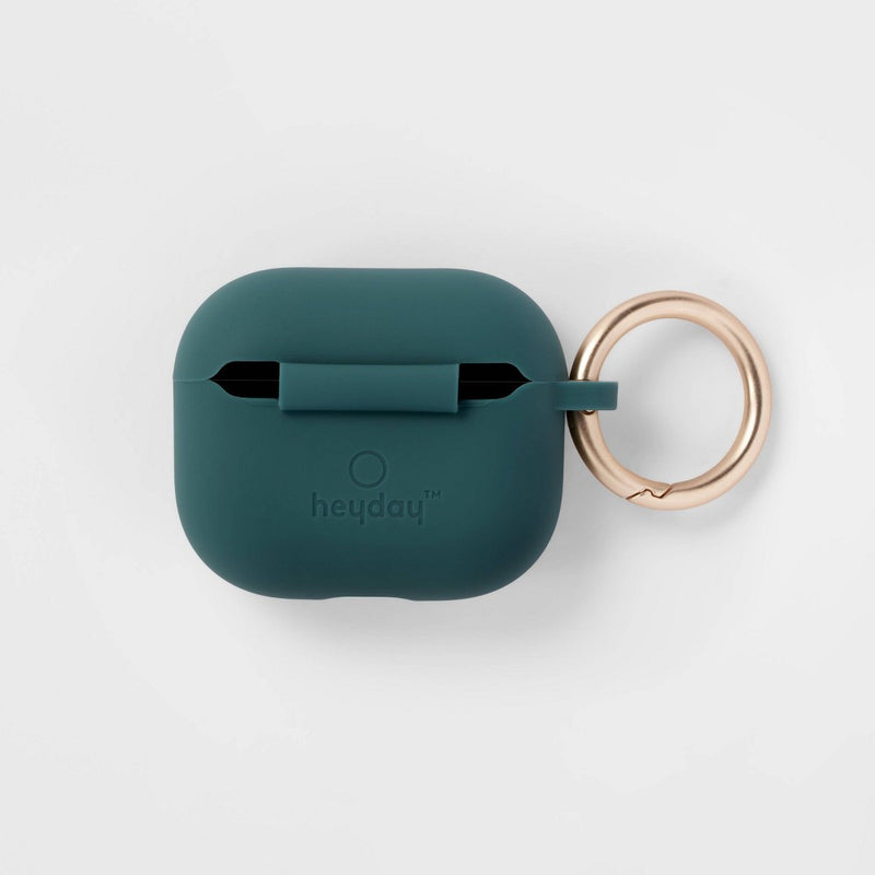 AirPod Gen 3 Recycled Silicone Case with Clip - heyday Rain Teal