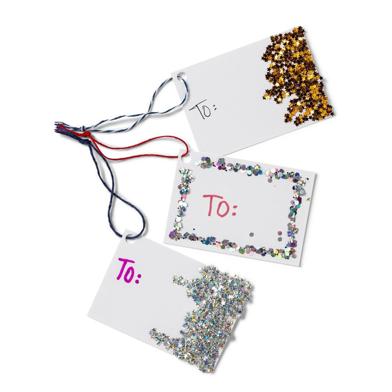 3pk Specialty Glitter Silvers and Golds - Mondo Llama