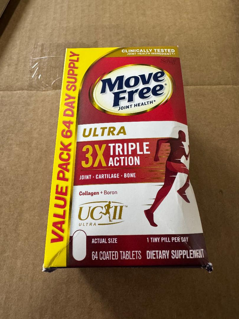 Move Free Ultra UCII Capsule Value Pack - 64ct EXP 03/26 OR AFTER