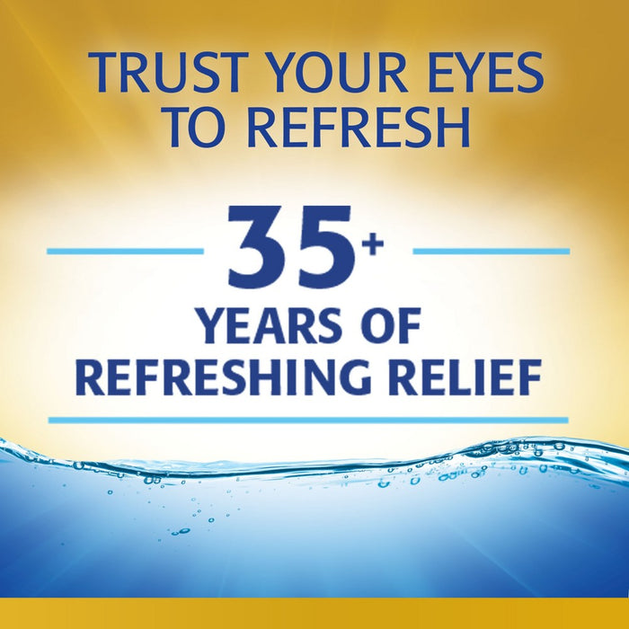 Refresh Optive Mega-3 Preservative Free Eye Drops - 30ct