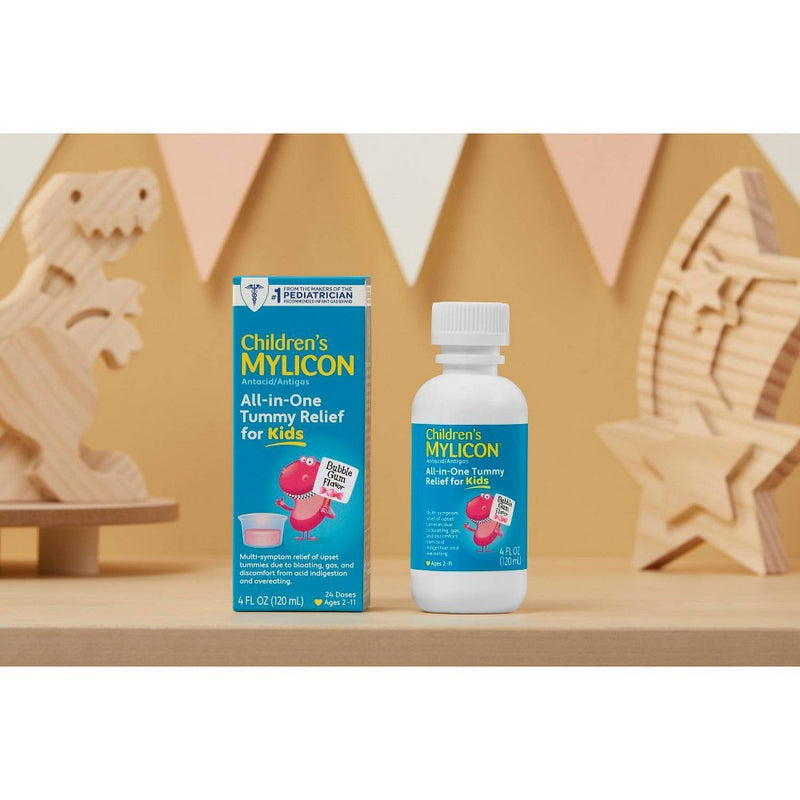 Mylicon Bubble Gum Flavor All-in-One Tummy Relief for Kids - 4 fl oz