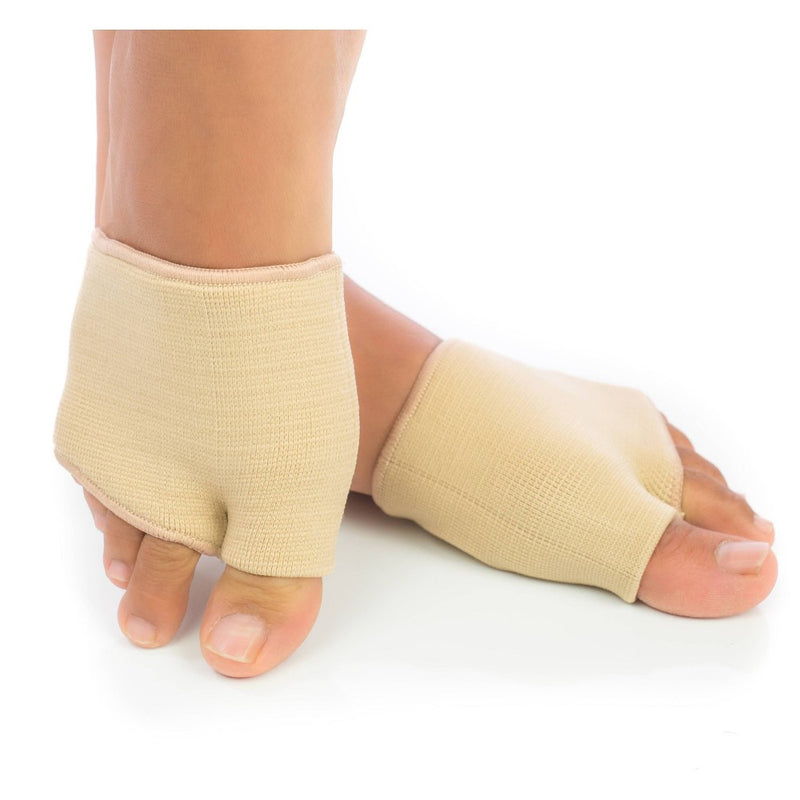 ZenToes Metatarsal Gel Pads for Ball of Foot Pain - Beige - M - 1 Pair