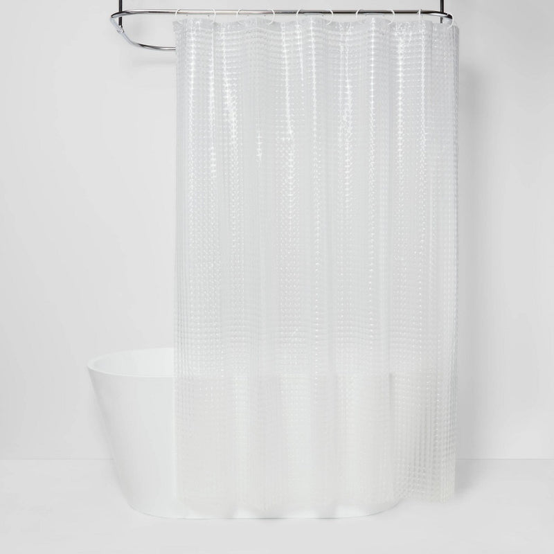 Cubic Shower Curtain Clear - Room Essentials