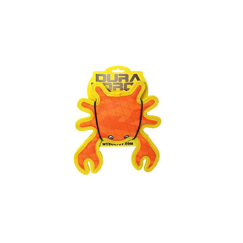 DuraForce Crab Dog Toy - Orange
