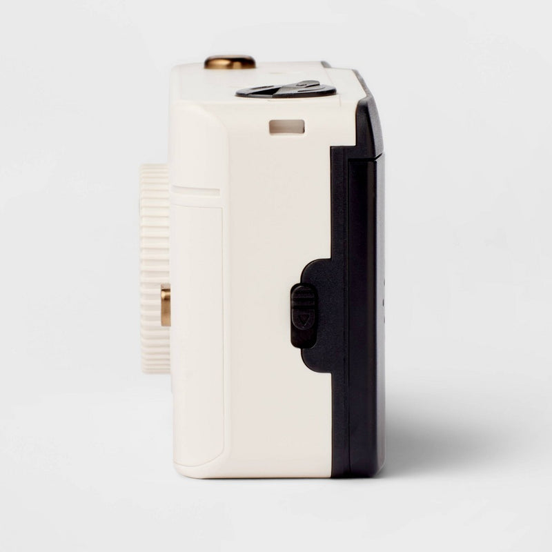 35MM Camera with Built-in Flash - heyday White