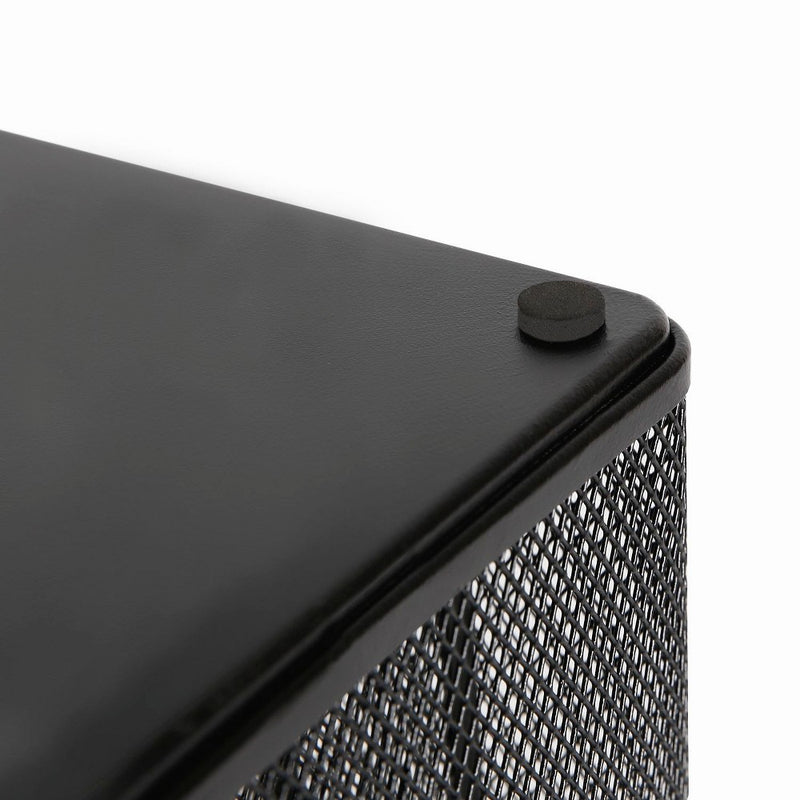 Mesh Medium Desktop Organizer Black - Brightroom