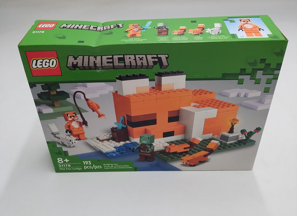 LEGO Minecraft The Fox Lodge 21178 Building Set SEE DETAILS