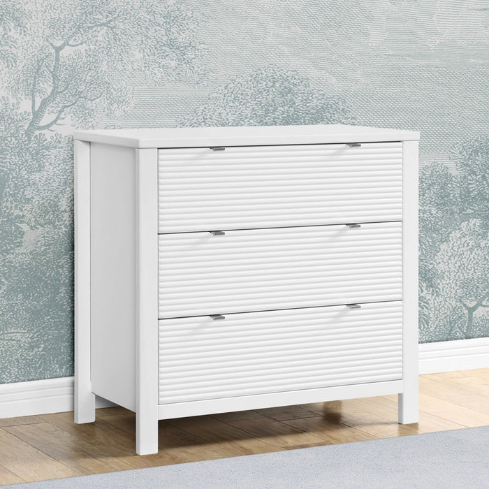 Delta Children Cassie 3 Drawer Dresser with Changing Top - Greenguard Gold Certified - Bianca White (LOCAL PICKUP ONLY)
