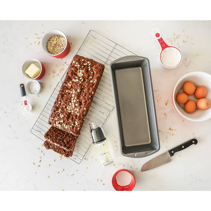 GoodCook 13"x5" XL Nonstick Steel Long Loaf Bread Pan Gray