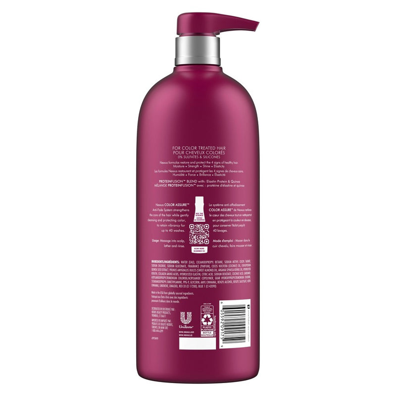 Nexxus Color Assure Sulfate Free Shampoo For Color Treated Hair - 33.8 fl oz