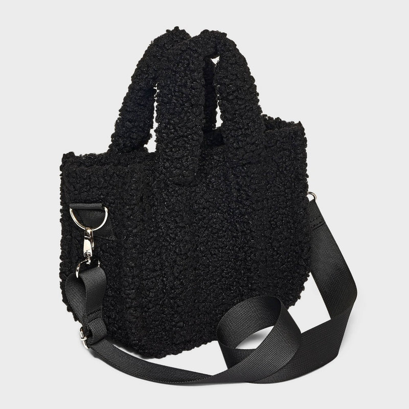 Girls' Fleece Mini Crossbody Tote - art class Black