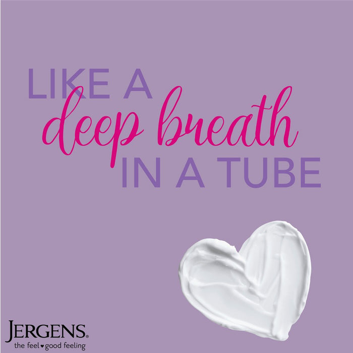Jergens Lavender Triple Butter Blend Hand and Body Lotion, with Essential Oils, Calming, Nourish Skin - 7 fl oz