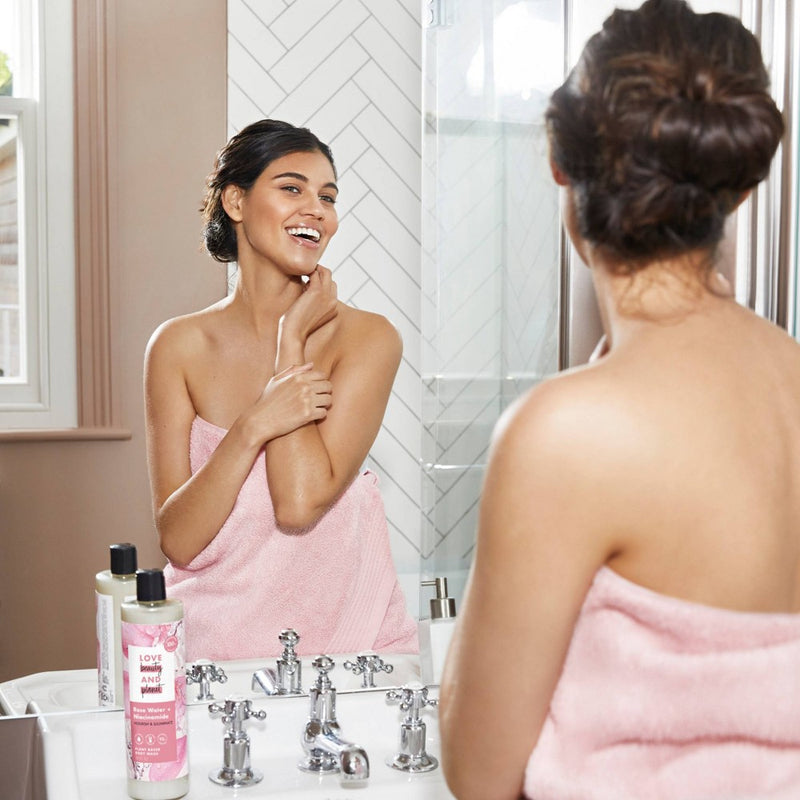 Love Beauty and Planet Rose Water & Niacinamide Nourish & Illuminate Body Wash - 20 fl oz