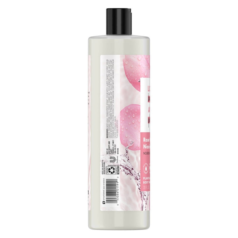 Love Beauty and Planet Rose Water & Niacinamide Nourish & Illuminate Body Wash - 20 fl oz