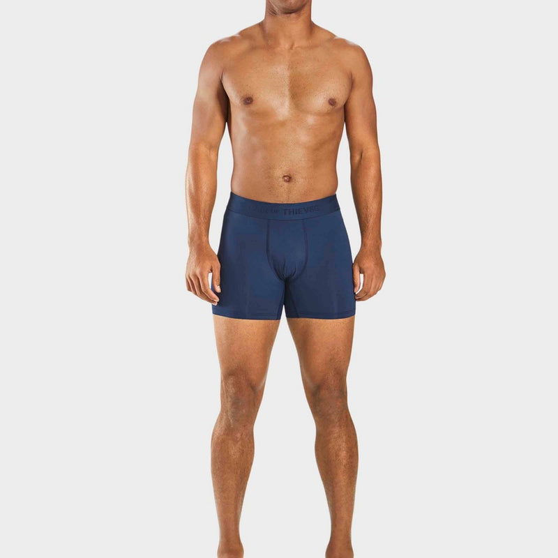 Pair of Thieves Men's Hustle Boxer Briefs 2pk - Navy/Lavender L