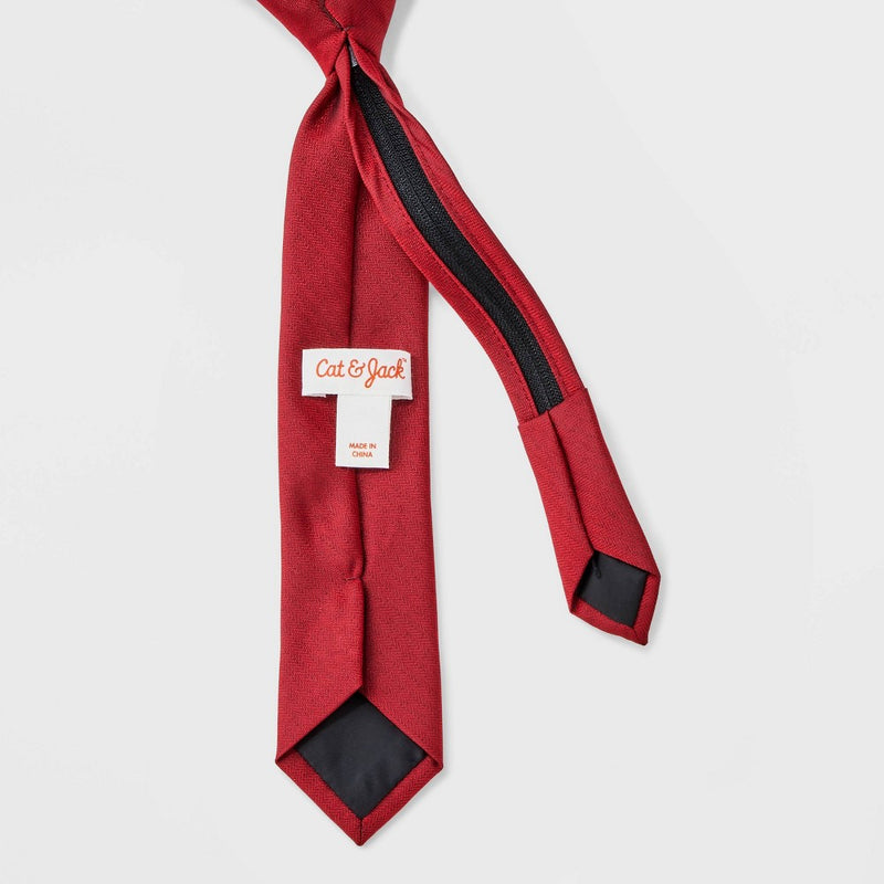 Boys' Woven Necktie - Cat & Jack Red S/M