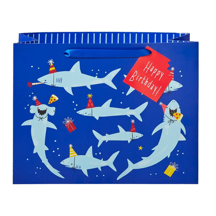 Large Shark Party Gift Bag - Spritz
