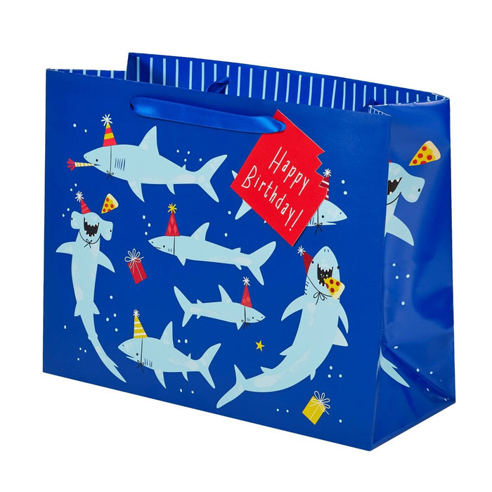 Large Shark Party Gift Bag - Spritz