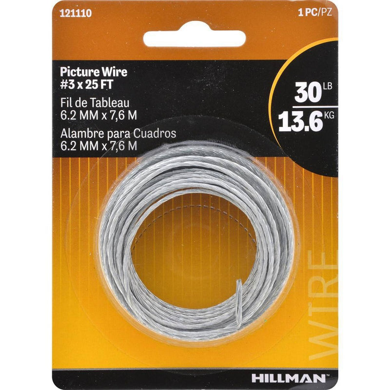 Hillman 25ft 30lbs Picture Hanging Wire