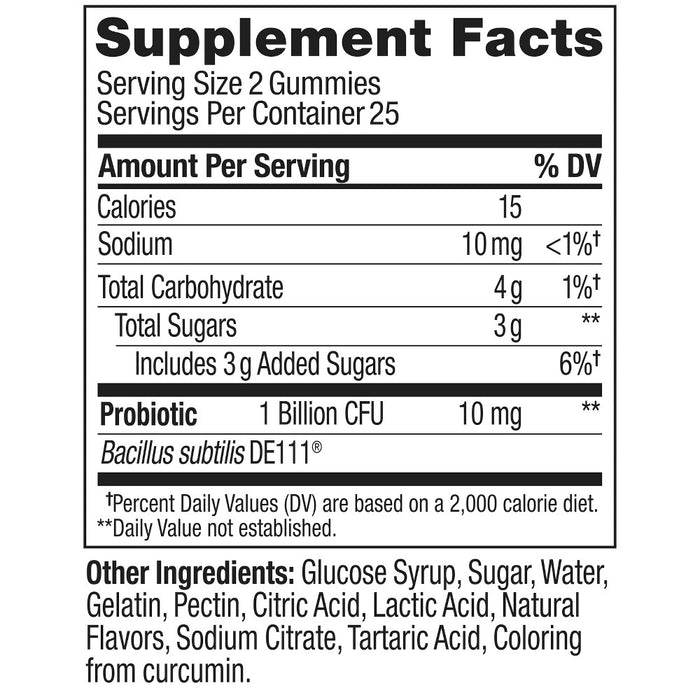 OLLY Probiotic Chewable Gummies for Immune and Digestive Support - Tropical Mango - 50ct