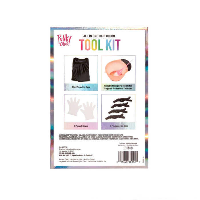 Punky Colour All-in-1 Hair Coloring Tool Kit - 10ct