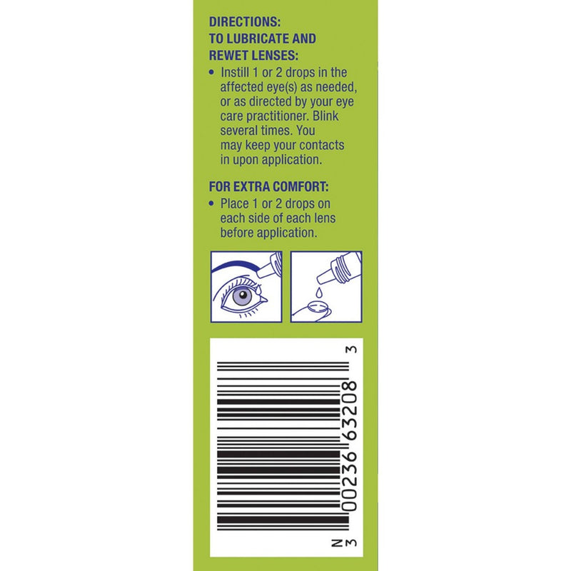 Refresh Relieva Eye Drops for Contacts - 0.27 fl oz