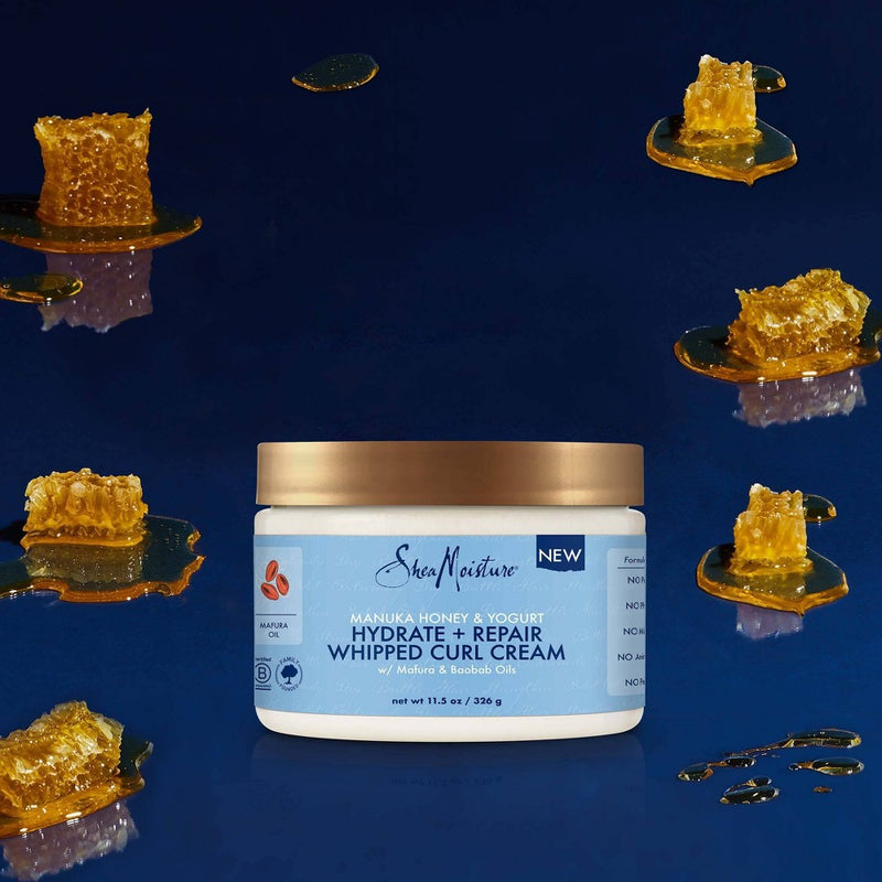 SheaMoisture Manuka Honey + Yogurt Hydrate + Repair Whipped Curl Cream - 11.5oz