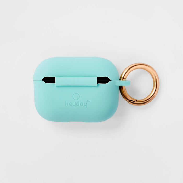 Apple AirPods Pro (1/2 Generation) Silicone Case with Clip - heyday Spring Teal