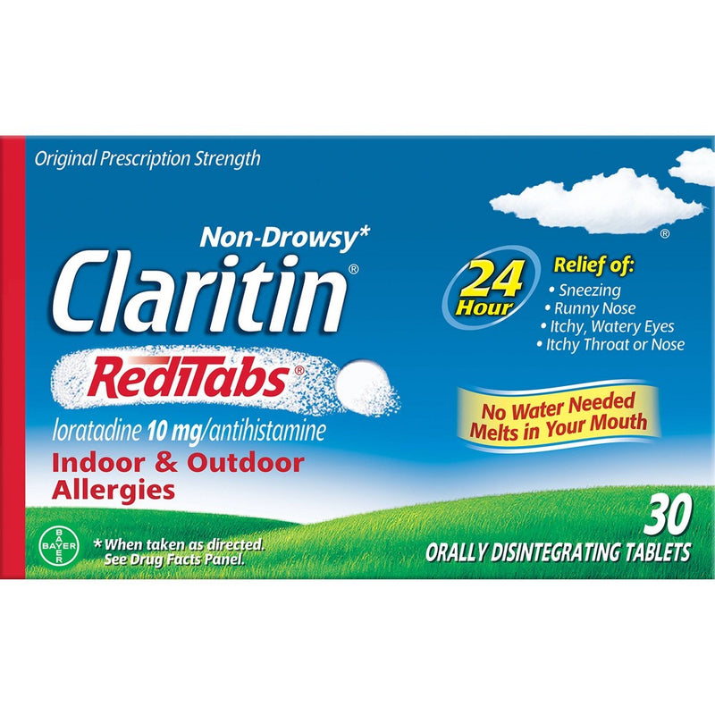 Claritin Allergy Relief 24 Hour Non-Drowsy Tablets - 30ct EXP 04/2025