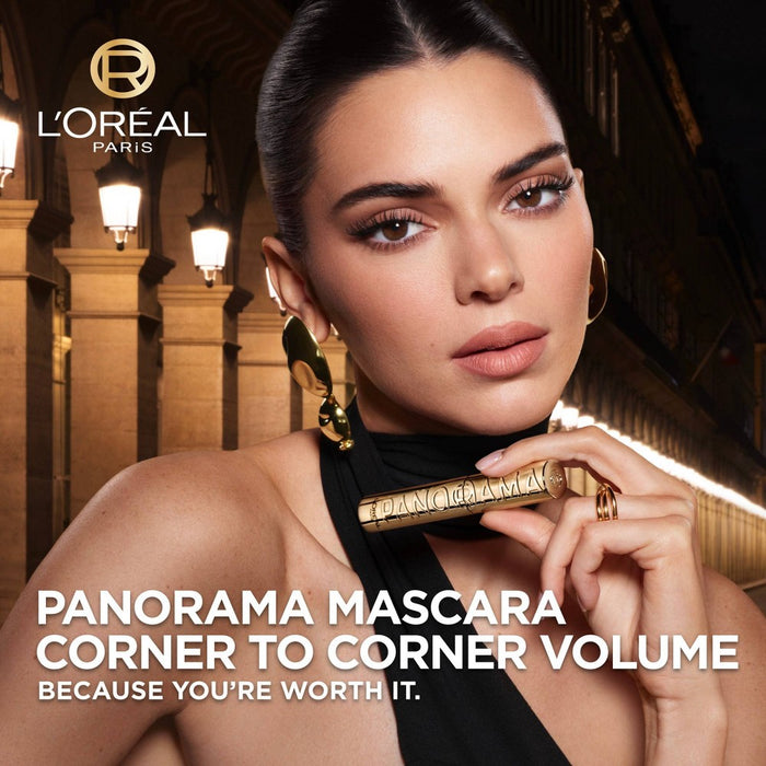 L'Oreal Paris Voluminous Panorama Volumizing and Lengthening Mascara - 700 Black - 0.33 fl oz