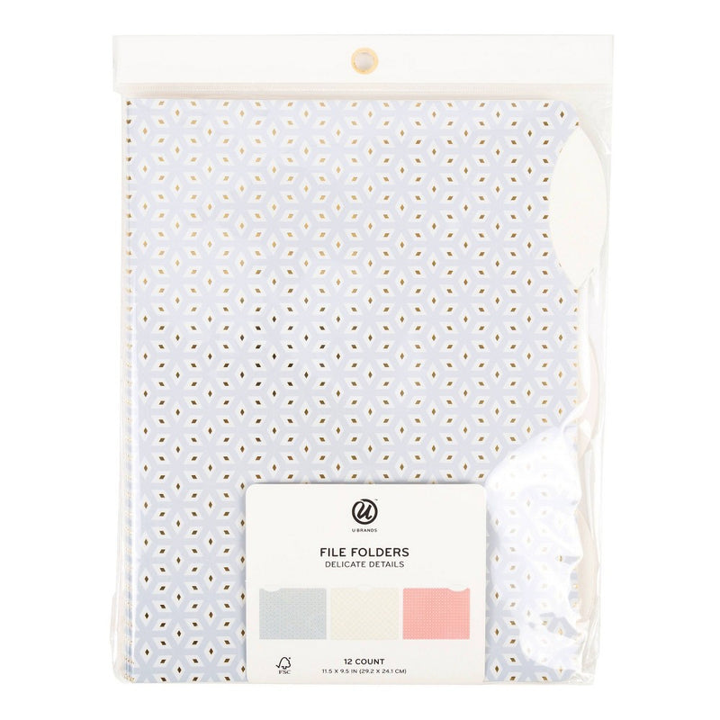 U Brands 12ct File Folders