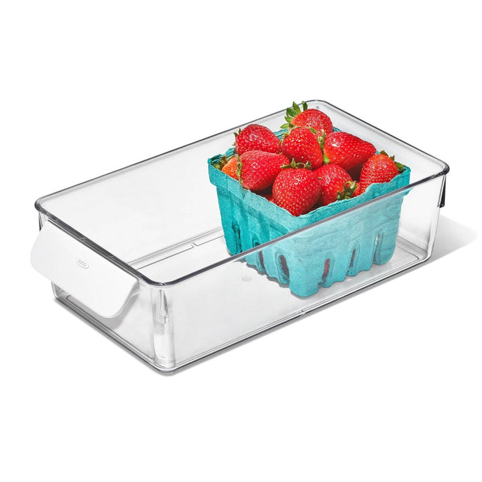 OXO Plastic Mini Fridge Bin White