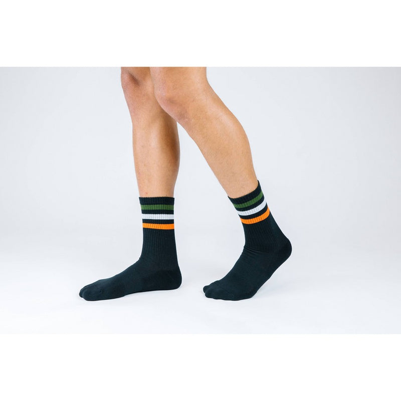 Pair of Thieves Men's Cushion Crew Socks 3pk - Gray/Black