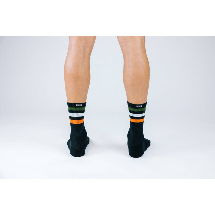 Pair of Thieves Men's Cushion Crew Socks 3pk - Gray/Black