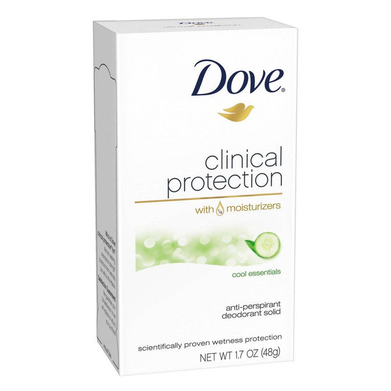Dove Beauty Clinical Protection Cool Essentials Women's Antiperspirant & Deodorant Stick - 1.7oz