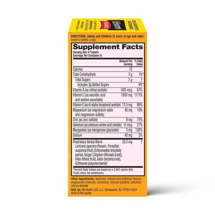 Airborne Immune Support Supplement Chewables - Citrus - 32ct
