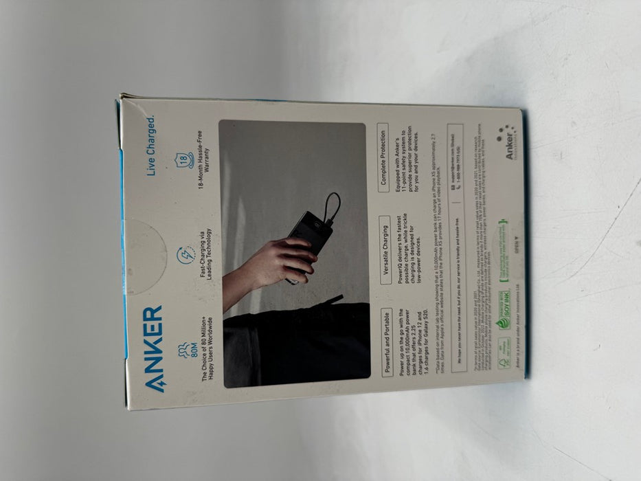 Anker 10000mAh 12W Power Bank - Black