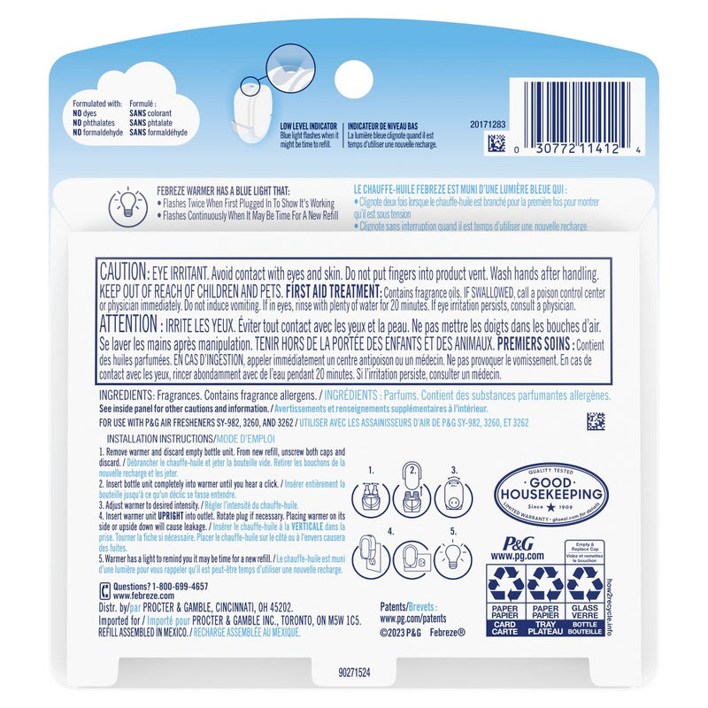 Febreze Plug Dual Refill Air Freshener Southern Lilac Mornings - 2ct