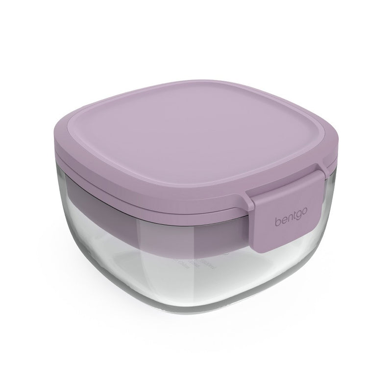 Bentgo 7.6c Glass Salad Container Lavender