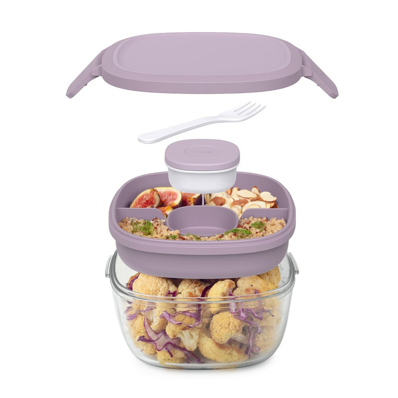 Bentgo 7.6c Glass Salad Container Lavender