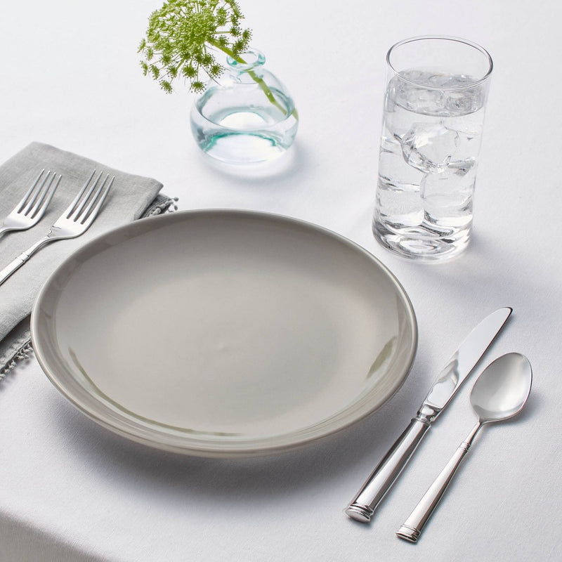 Dinner Plate Coupe Gray 10"x10" - Threshold