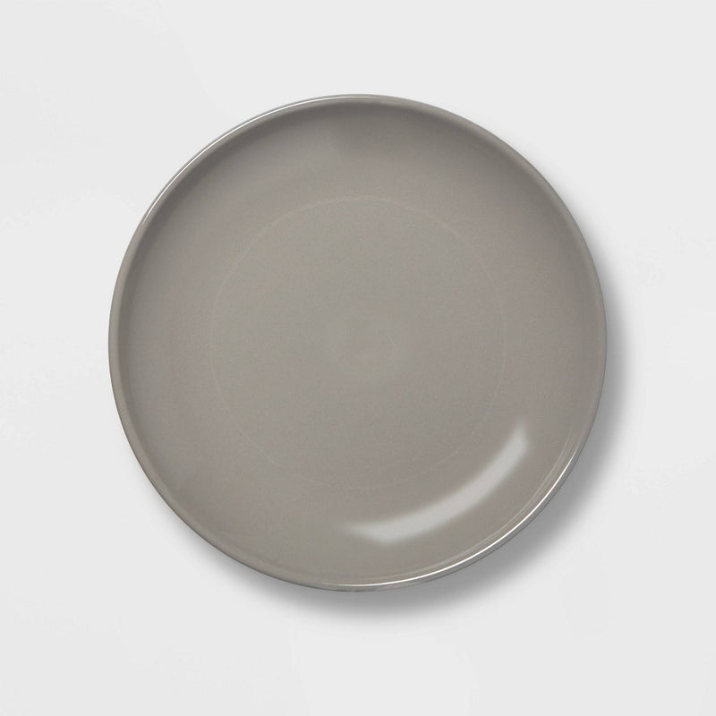 Dinner Plate Coupe Gray 10"x10" - Threshold