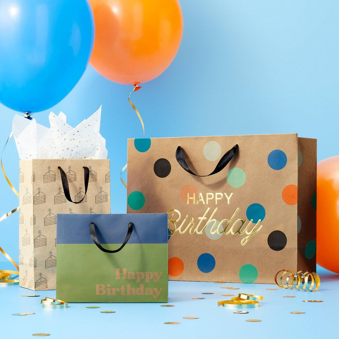 Happy Birthday X-Small Gift Bag - Spritz