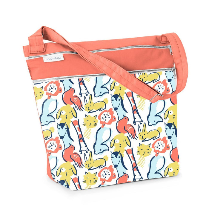 Esembly Cloth Diaper Waterproof Day Bag - Fuzzy Friends